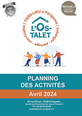Lire la suite : Programme de l'Ostalet - Avril 2024