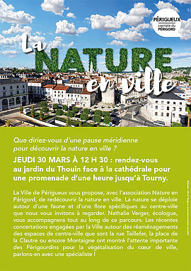 Lire la suite : Jeudi 30 mars : la nature en ville