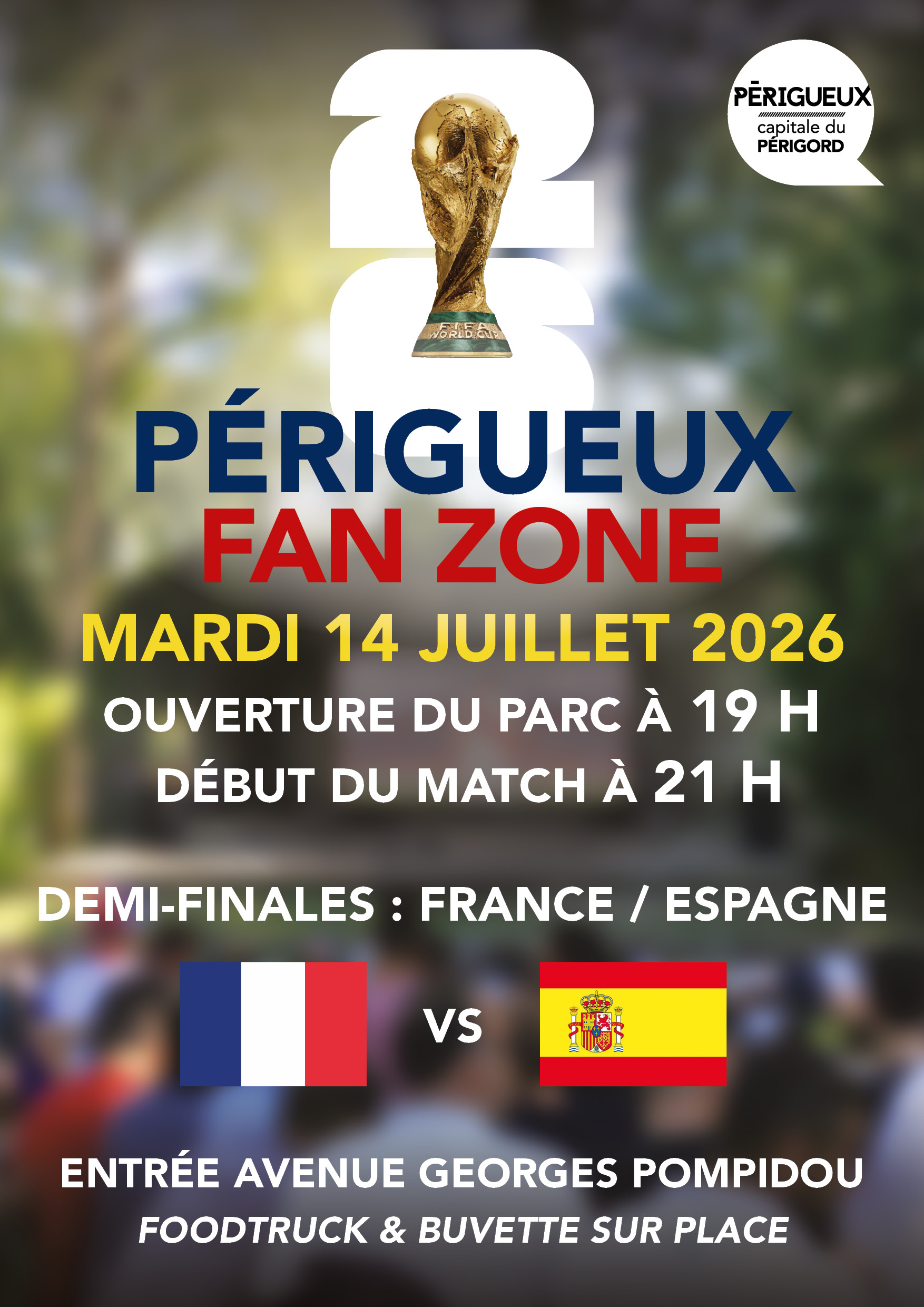 Découvrir : Fanzone : France Vs Espagne (1/2 finale)