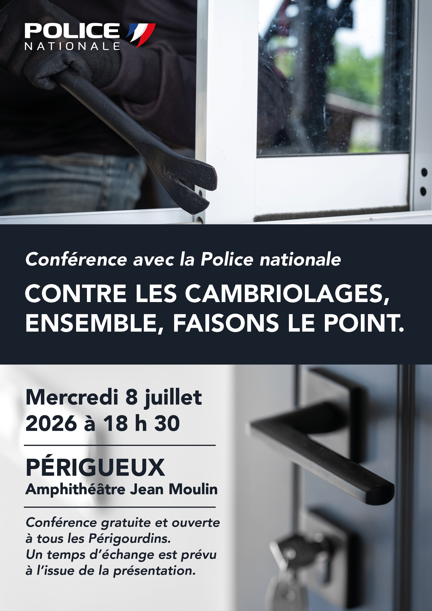 Découvrir : "Contre les cambriolages, ensemble faisons le point"